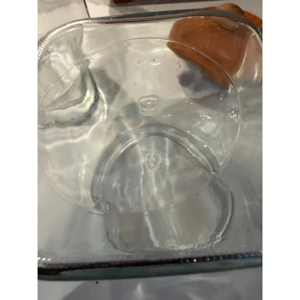 Vintage Anchor Hocking Country Style Glass Storage Jars - Set of 2